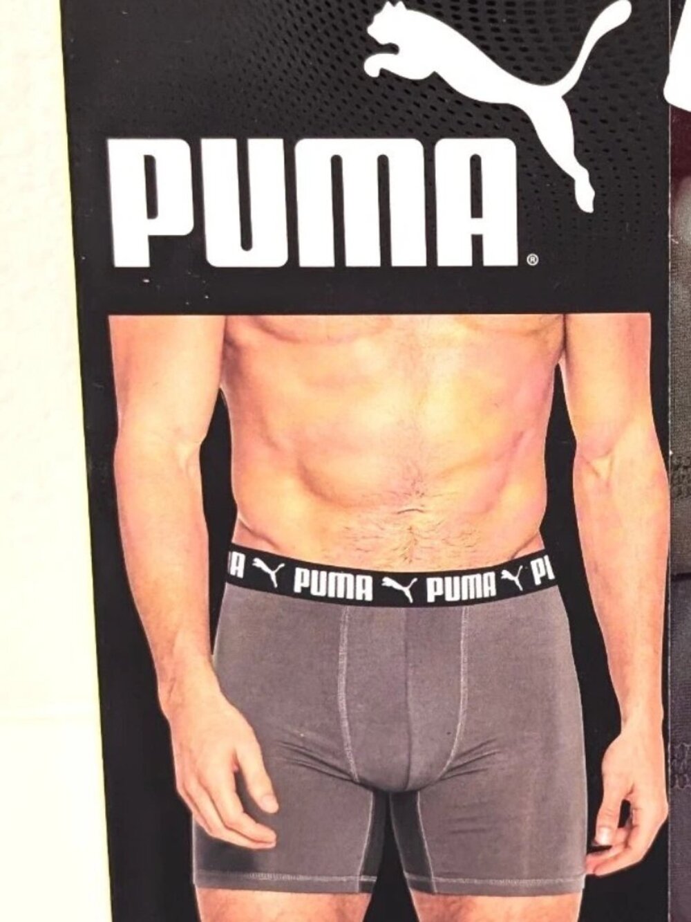 PUMA Mens Training Fit Boxer Briefs 4 Pack XL 40-42 DryCell Red Grey Black NIB